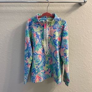 Girls Lilly Pulitzer Popover Mermaids Cove Size Large